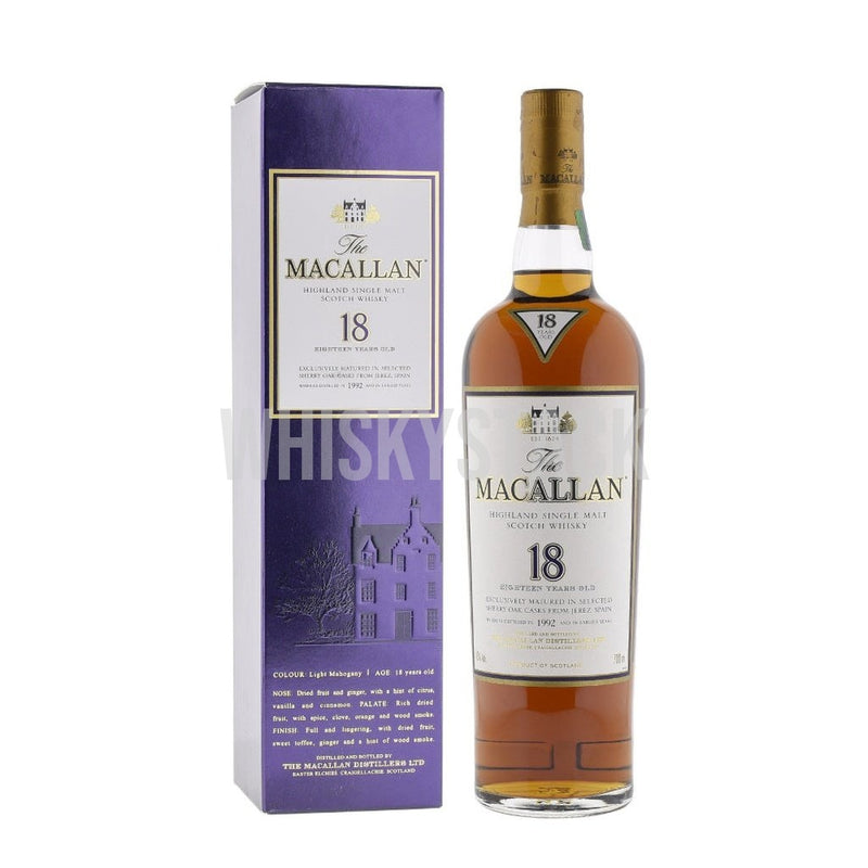 Macallan 18 Year old - Sherry Oak - 1992