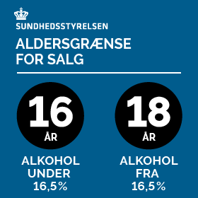 INTET SALG AF ALKOHOL TIL UNGE UNDER 18 ÅR!