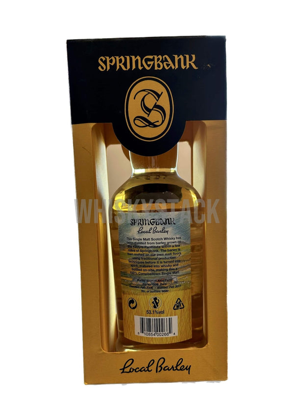Springbank Local Barley 11 Year old 2017 er en enestående whisky, der vil fortrylle dine sanser og berige din whiskysamling.