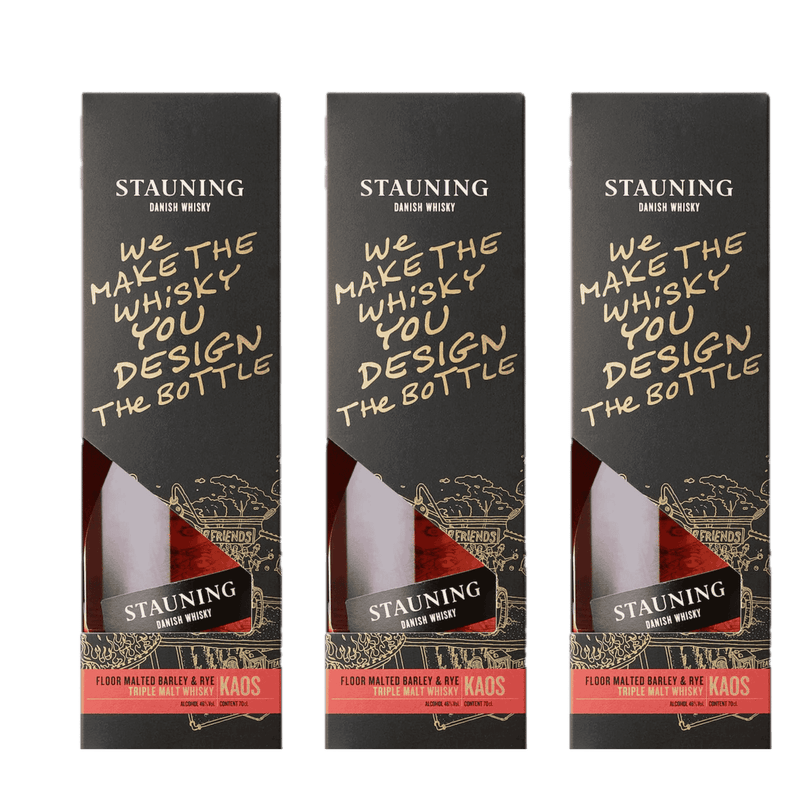 3 x Stauning KAOS Design Edition – Begrænset Tilbud