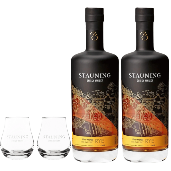 Facebook Tilbud - 2 Stk Stauning Rye incl. 2 Stk. Whisky Glas