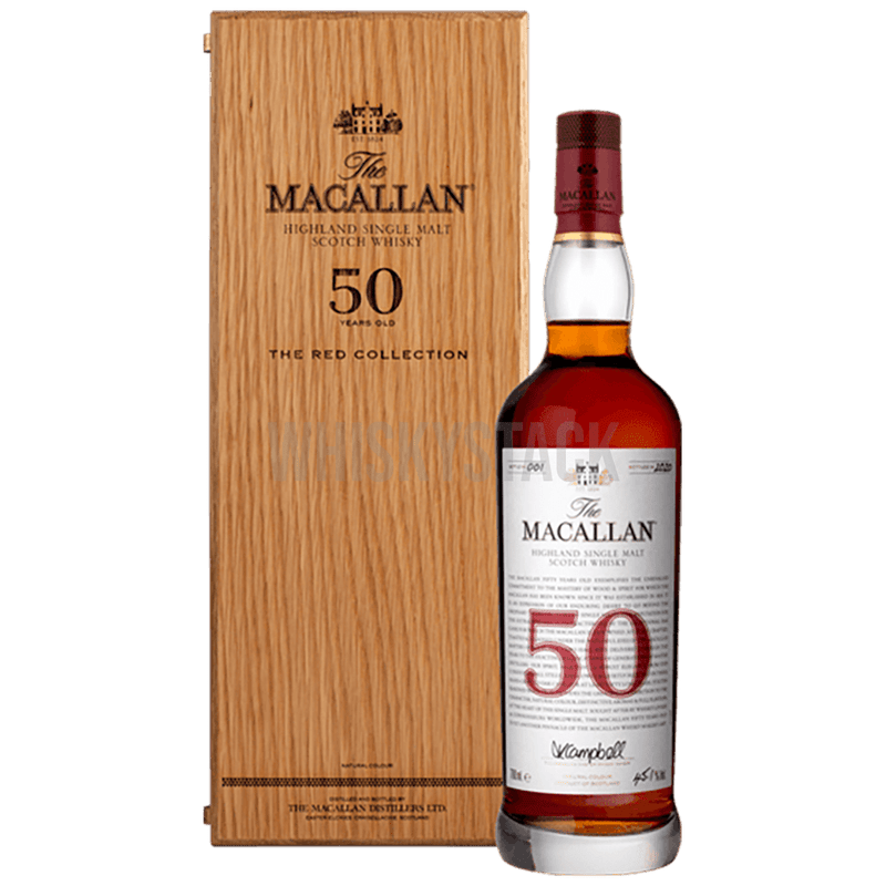 The Macallan Red Collection 50 Years Old