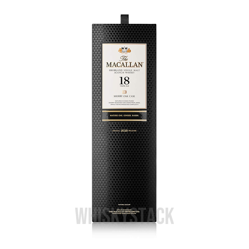 Macallan 18 Years Old Sherry Oak 2021 Box